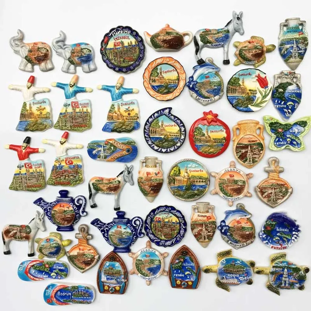 BABELEMI High-end Ceramic Turkey Istanbul Alanya Kemer Sanliurfa Refrigerator Magnets Travel Souvenirs Home Decoration
BABELEMI High-end Ceramic Turkey Istanbul Alanya Kemer Sanliurfa Refrigerator Magnets Travel Souvenirs Home Decoration