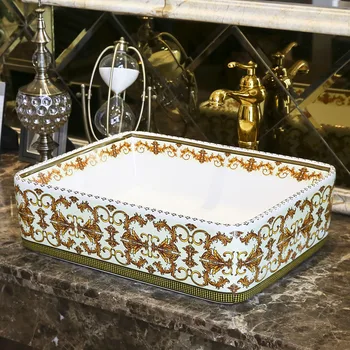 Bathroom Washbasin Table Top Basin Ceramic Art Table rectangular ceramic wash Basin bathroom sink
Bathroom Washbasin Table Top Basin Ceramic Art Table rectangular ceramic wash Basin bathroom sink
