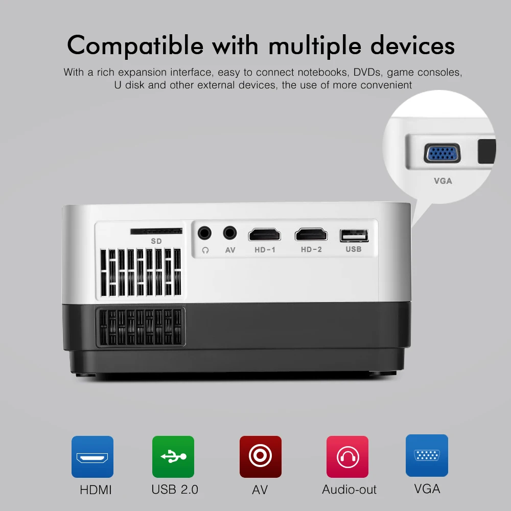 BYINTEK TOP Brand SKY K7 Mini LED 1080p projector (6)