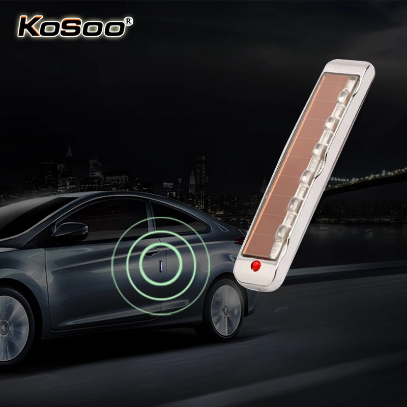 KOSOO Car Styling Auto Solar LED Lamp LED Flashing Light Car Warning Light Door Edge Scratch Strip Decorative Lamp Sticker Decal
KOSOO Car Styling Auto Solar LED Lamp LED Flashing Light Car Warning Light Door Edge Scratch Strip Decorative Lamp Sticker Decal