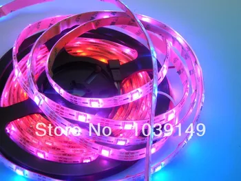 5M WS2811 LED Digital Strip Lights;30LEDs/m;with 30pcs WS2811 built-in the 5050 SMD RGB LED Chip;Waterproof IP65;DC5V;White PCB
5M WS2811 LED Digital Strip Lights;30LEDs/m;with 30pcs WS2811 built-in the 5050 SMD RGB LED Chip;Waterproof IP65;DC5V;White PCB