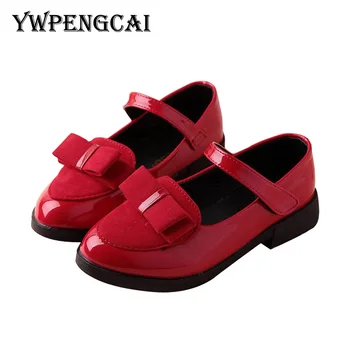 Size 27-37 Spring Autumn Children PU Leather Shoes Girls Party Low-heeled Dress Shoes #6LY0537 
Size 27-37 Spring Autumn Children PU Leather Shoes Girls Party Low-heeled Dress Shoes #6LY0537