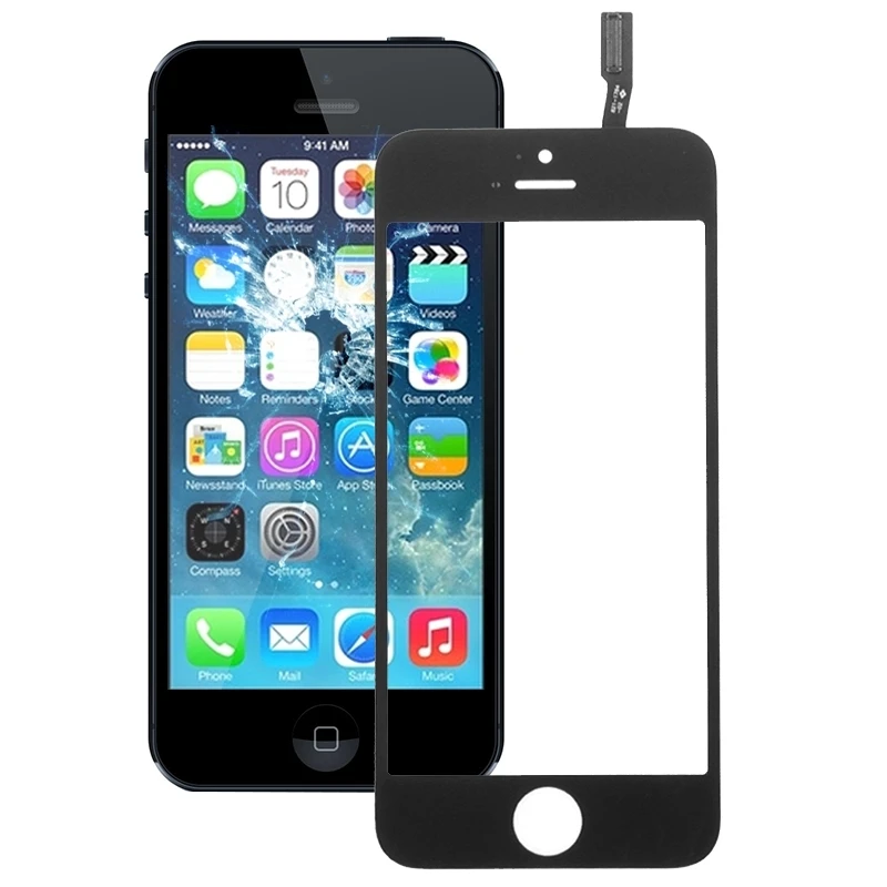 High Quality LCD Display Touch Screen Front Outer Glass Panel with Flex Cable For iPhone 5 5c 5s Replacement Parts
High Quality LCD Display Touch Screen Front Outer Glass Panel with Flex Cable For iPhone 5 5c 5s Replacement Parts