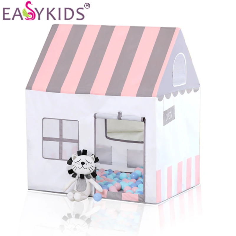 Kids Toy Tent Teepee Princess Prince Castle Tipi Game Tent Girls Play House Lodge Balls Cottages Indoor Outdoor Camp Tipi Gifts (5)