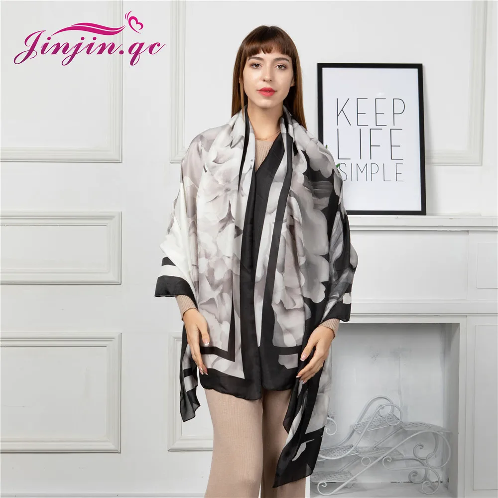 Jinjin.QC 2019 New Scarf Women Chiffon Material Floral Print detail Casual Print 180*90cm Fashionable Lightweight Scarves
Jinjin.QC 2019 New Scarf Women Chiffon Material Floral Print detail Casual Print 180*90cm Fashionable Lightweight Scarves