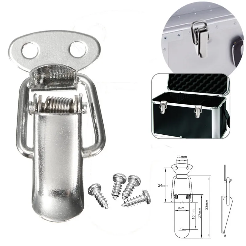 Stainless Steel Hardware Cabinet Box Case Spring Loaded Latch Catch Toggle Hasp For Home Office Shop's Window Desk
Stainless Steel Hardware Cabinet Box Case Spring Loaded Latch Catch Toggle Hasp For Home Office Shop's Window Desk