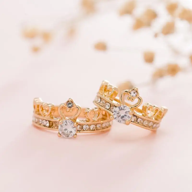 2019 Exquisite Crown Shaped Ring Gold / Silver Color CZ Rings for Women Fashion Color Aneis De Ouro Zirconia Jewelry
2019 Exquisite Crown Shaped Ring Gold / Silver Color CZ Rings for Women Fashion Color Aneis De Ouro Zirconia Jewelry