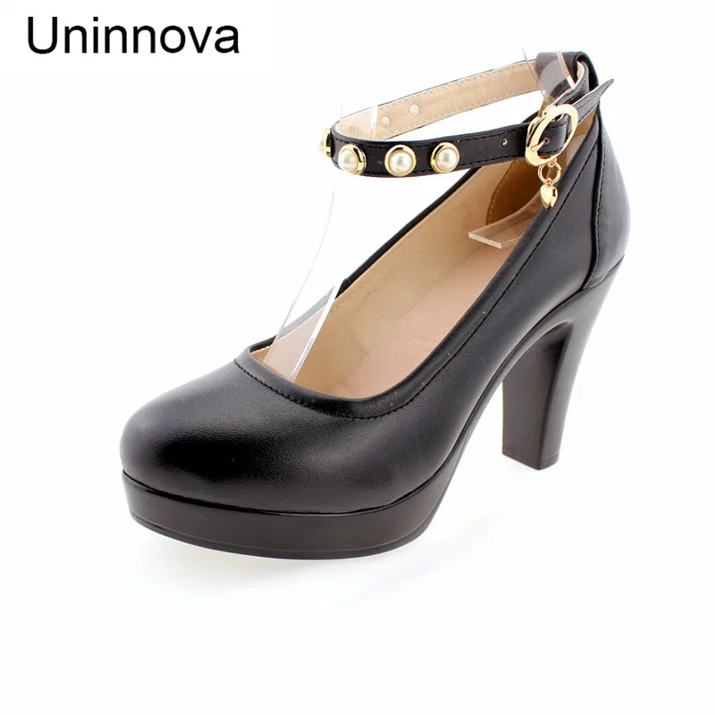 Туфли Uninnova WP081 женские на очень высокой платформе, обувь из спилковой кожи, с круглым носком, с жемчугом, обувь для офиса и работы
Туфли Uninnova WP081 женские на очень высокой платформе, обувь из спилковой кожи, с круглым носком, с жемчугом, обувь для офиса и работы