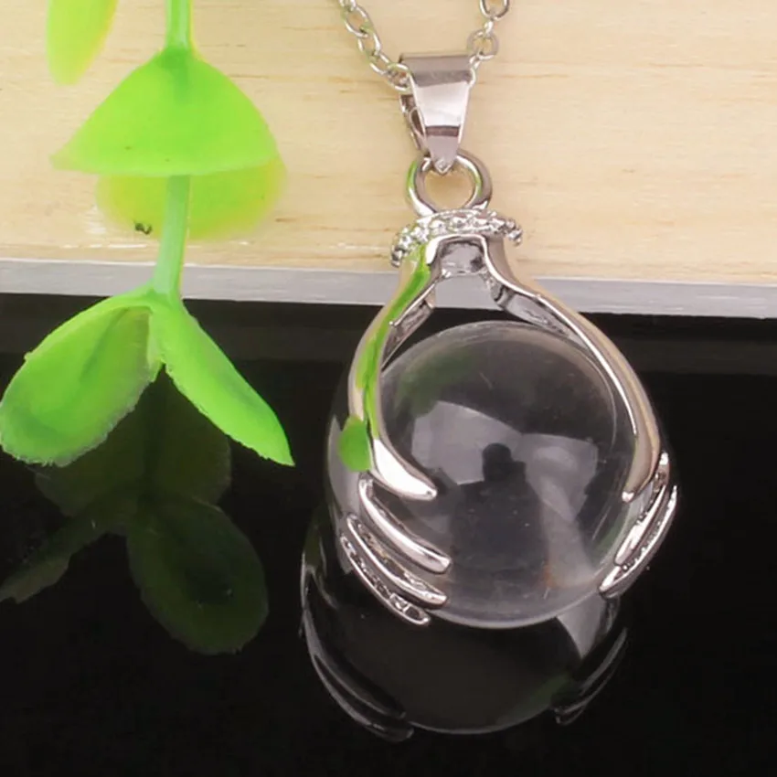 100-Unique 1 Pcs Silver Plated Hand Shape with Natural Rock Crystal Bead Pendant Link Chain Necklace Modern Jewelry
100-Unique 1 Pcs Silver Plated Hand Shape with Natural Rock Crystal Bead Pendant Link Chain Necklace Modern Jewelry