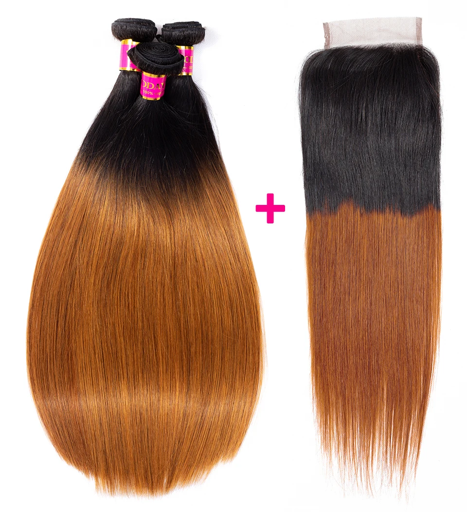 brazilian straight hair bundles with closure
