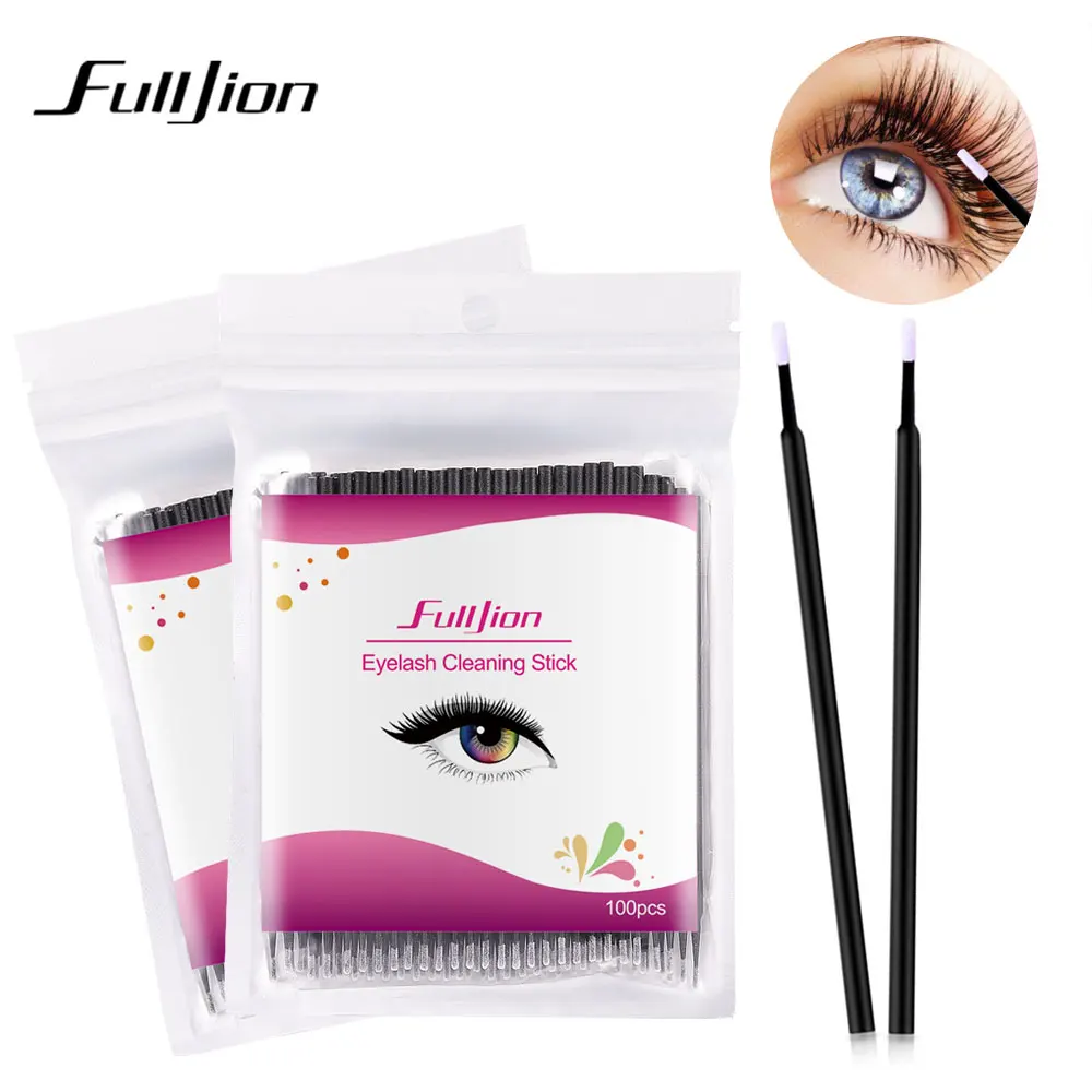 Fulljion 100 Pcs/set Disposable Swab Micro Brush Eyelashes Extension Individual Lash Glue Removing Makeup Tools for eyes make up
Fulljion 100 Pcs/set Disposable Swab Micro Brush Eyelashes Extension Individual Lash Glue Removing Makeup Tools for eyes make up