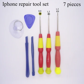 Hot sale 7 in 1 Mobile Phone Repairing Tool Kit Spudger Pry Opening Tool LCD Repair Tools for Iphone tool set
Hot sale 7 in 1 Mobile Phone Repairing Tool Kit Spudger Pry Opening Tool LCD Repair Tools for Iphone tool set