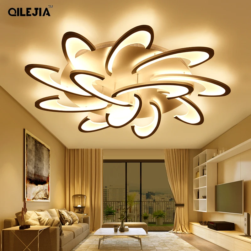Modern Ceiling Lights for Living Room Lighting Fixture Bedroom Kitchen Surface Mount Remote Control LED Lamp AC90-260V QILEJIA
Modern Ceiling Lights for Living Room Lighting Fixture Bedroom Kitchen Surface Mount Remote Control LED Lamp AC90-260V QILEJIA