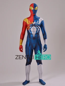 Free Shipping DHL New 3D Printing Spiderman Costume Half Symbiote Iron-Spider Costume Halloween Costume 2017 Spider-man Costume
Free Shipping DHL New 3D Printing Spiderman Costume Half Symbiote Iron-Spider Costume Halloween Costume 2017 Spider-man Costume