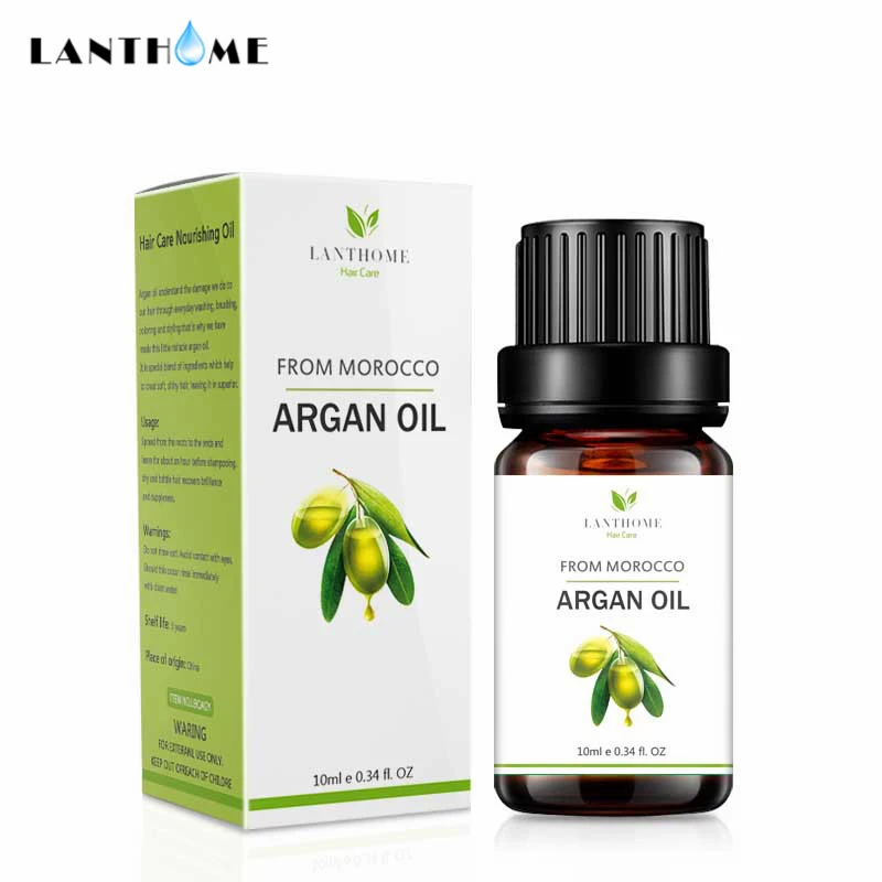 

Lanthome Hair Care Moroccan Pure Argan Oil 10ml From Morocco Nourishing Essence Dry Damaged Keratin Repair Treatment Hair Mask