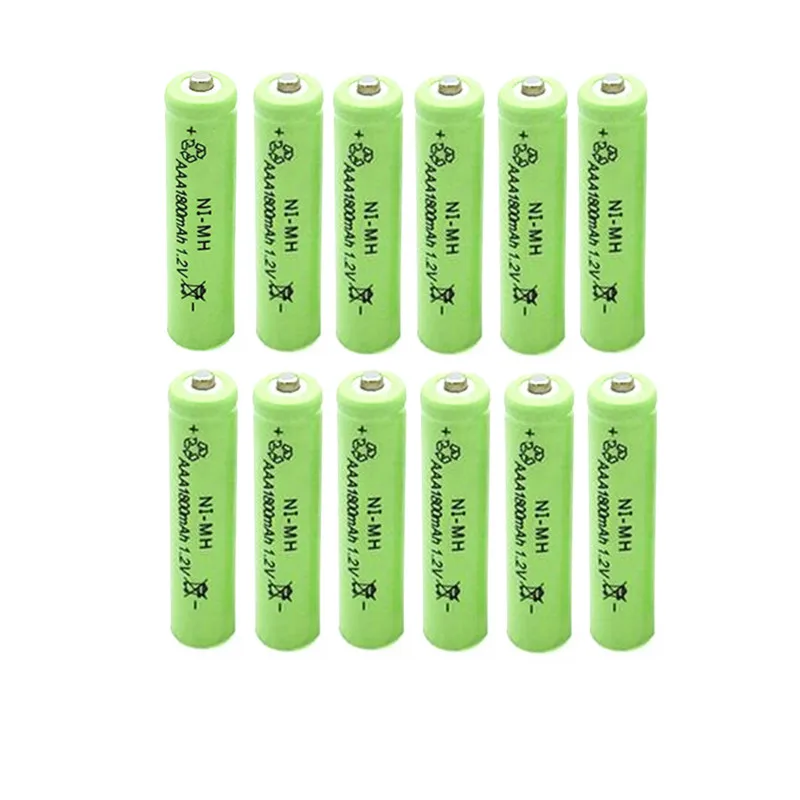 12pcs/Lot High Energy 1.2V 1800mAh NiMh AAA Rechargeable Battery Ni-mh AAA Batteries Battria FREE shipping
12pcs/Lot High Energy 1.2V 1800mAh NiMh AAA Rechargeable Battery Ni-mh AAA Batteries Battria FREE shipping