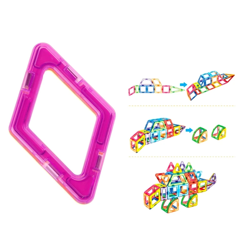 Magnetic Rhombus Building Blocks Designer Construction DIY Brick Matched Toy color random
Magnetic Rhombus Building Blocks Designer Construction DIY Brick Matched Toy color random