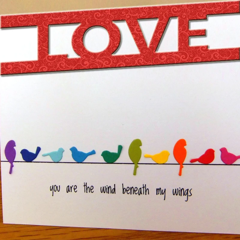 love Letters bird pattern Metal Die Cuts Cutting Dies For DIY Scrapbooking Embossing Photo Album Paper Cards Decor festival card
love Letters bird pattern Metal Die Cuts Cutting Dies For DIY Scrapbooking Embossing Photo Album Paper Cards Decor festival card
