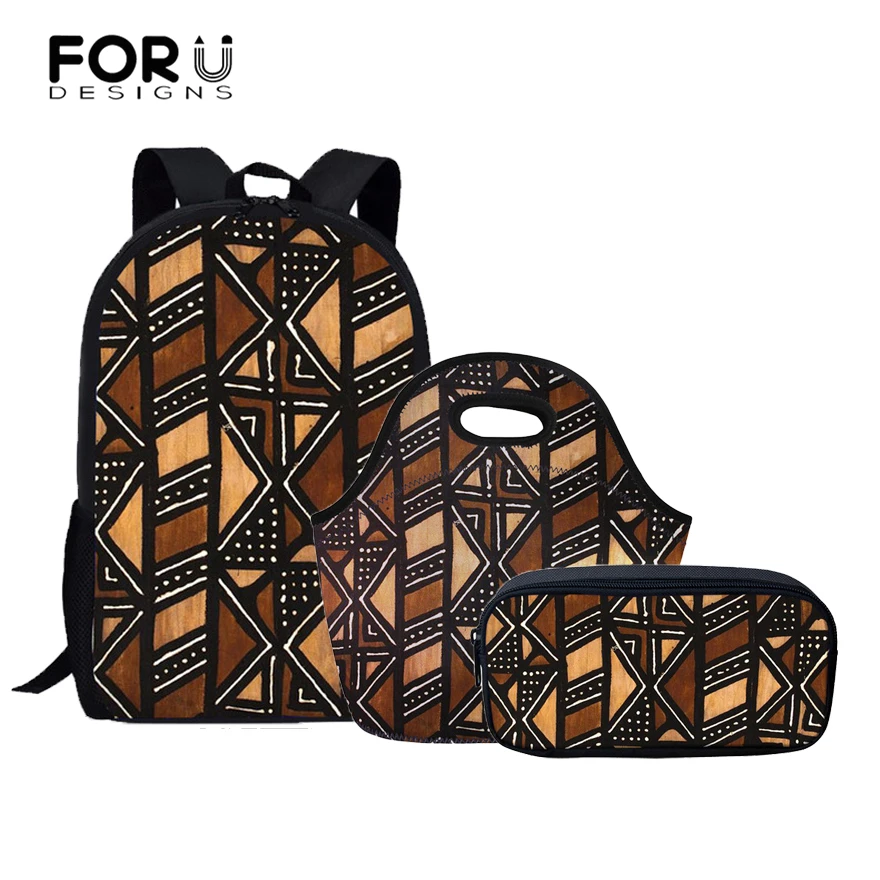 FORUDESIGNS 3Pcs/set Children Girls School Bags African Traditional Printing Bookbag for Kids Students School Backpack Escolares
FORUDESIGNS 3Pcs/set Children Girls School Bags African Traditional Printing Bookbag for Kids Students School Backpack Escolares