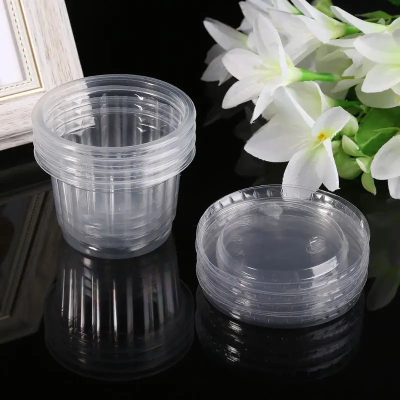 50Pcs Disposable Cups Set Of 150ml Sauce Pot Rippled Container Jello Shot Cup Slime Storage with Lid for Ketchup
50Pcs Disposable Cups Set Of 150ml Sauce Pot Rippled Container Jello Shot Cup Slime Storage with Lid for Ketchup