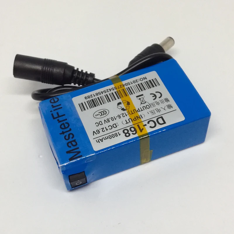 MasterFire Portable DC-168 DC 12V 1800mAh Rechargeable Lithium-ion Battery Pack for CCTV Camera wireless Camera Baby Monitor
MasterFire Portable DC-168 DC 12V 1800mAh Rechargeable Lithium-ion Battery Pack for CCTV Camera wireless Camera Baby Monitor