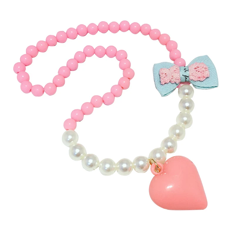 Child Rhinestone Heart Chokers Necklace Party Girls Lovely Pink Bubblegum Necklace Bow Knot Beads
Child Rhinestone Heart Chokers Necklace Party Girls Lovely Pink Bubblegum Necklace Bow Knot Beads
