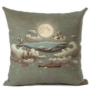 Maiyubo Pillowcase Luxury Moonlight Sailling Boat Shark Cushion Cover Home Sofa Chair Car Decor Pillow Cover Cotton Linen PC214
Maiyubo Pillowcase Luxury Moonlight Sailling Boat Shark Cushion Cover Home Sofa Chair Car Decor Pillow Cover Cotton Linen PC214