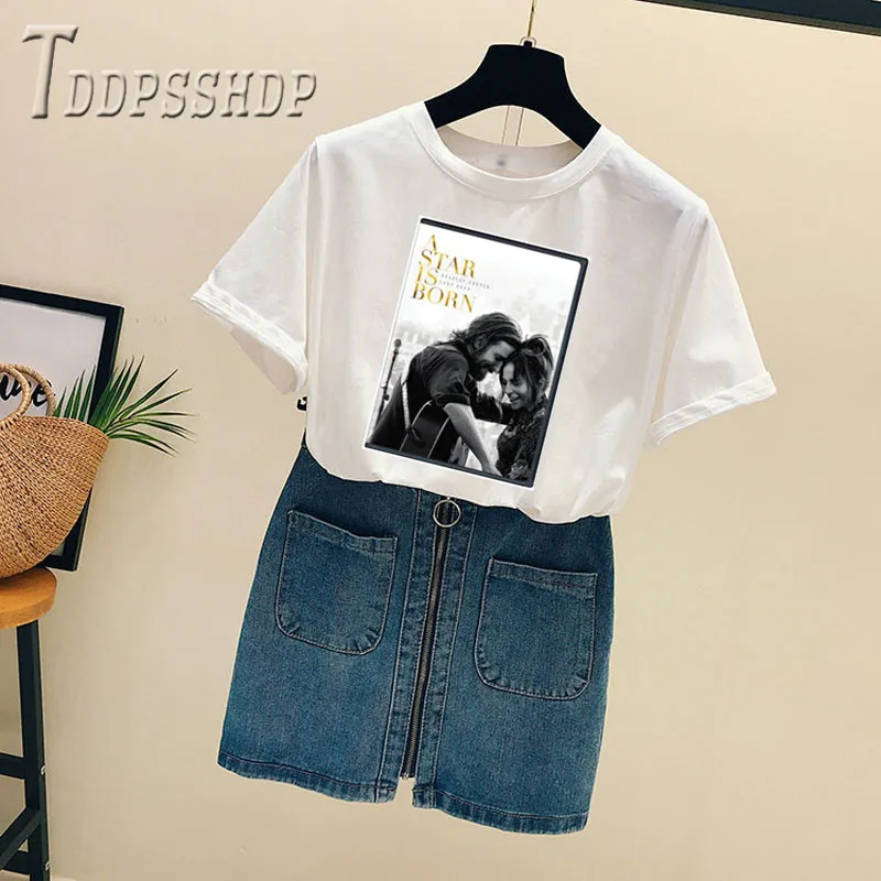 2019 Gaga Movie Fashion T Shirt Women A Star Is Born Printing Harajuku Short Sleeve Tops & Tees Casual Couple T-shirt
2019 Gaga Movie Fashion T Shirt Women A Star Is Born Printing Harajuku Short Sleeve Tops & Tees Casual Couple T-shirt
