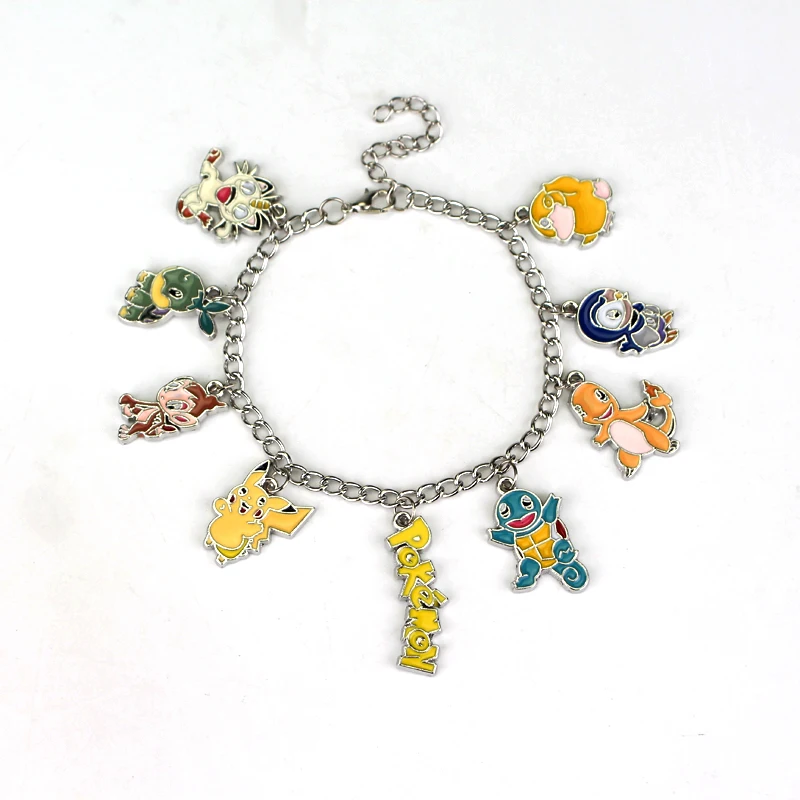 

MQCHUN Hot Jewelry Pokemon Charm Bracelet Pokemon Go Team Mystic Valor Instinct Fashion Women Men Bracelets bangle DROP SHIP