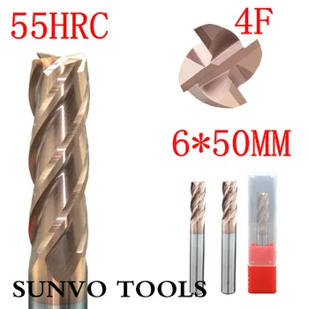 5PCS HRC60 6mm Solid Carbide Endmills ENDMILL D6X15XD6X50L 4 Flute Standard Length Side milling Slotting Profiling face mill
5PCS HRC60 6mm Solid Carbide Endmills ENDMILL D6X15XD6X50L 4 Flute Standard Length Side milling Slotting Profiling face mill