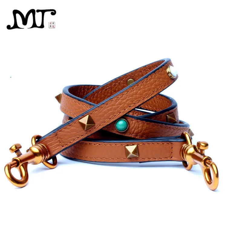 MJ Leather Shoulder Strap Colorful Rivet Bag Strap Studs Genuine Leather Shoulder Straps for Handbags Messenger Bags Clutches
MJ Leather Shoulder Strap Colorful Rivet Bag Strap Studs Genuine Leather Shoulder Straps for Handbags Messenger Bags Clutches
