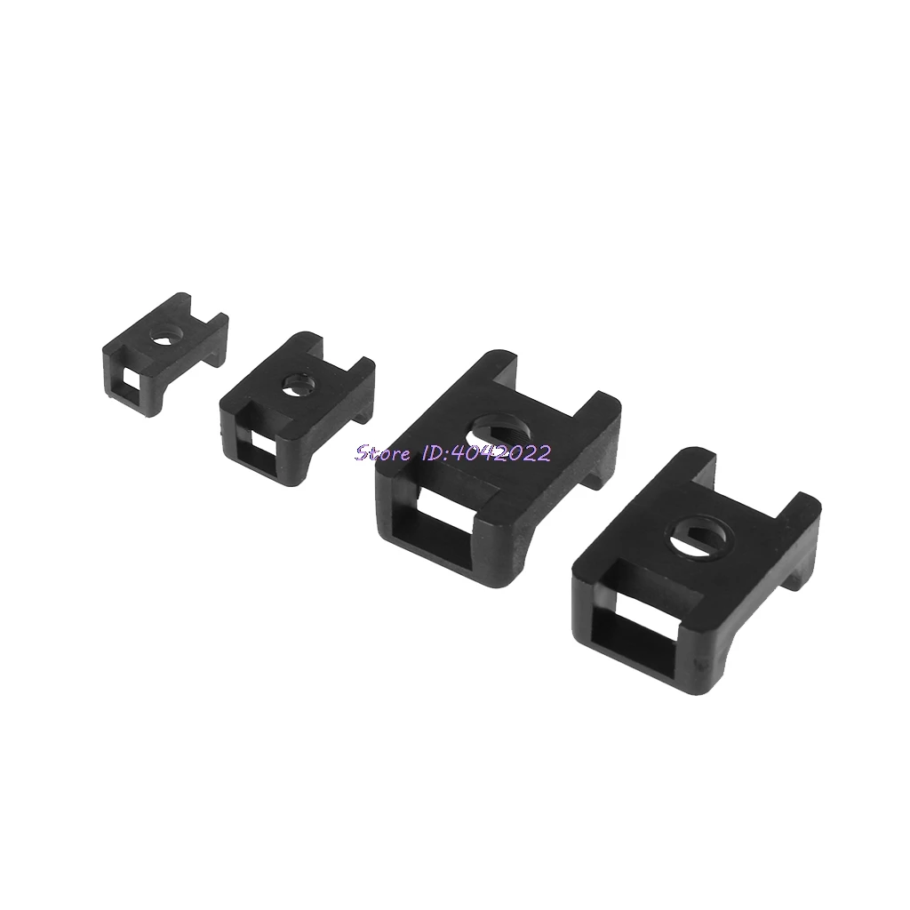 100PCS Cable Tie Base Mount Screw Fix Seat Nylon Saddle Type Plastic Wire Clip Bundle Holder Network
100PCS Cable Tie Base Mount Screw Fix Seat Nylon Saddle Type Plastic Wire Clip Bundle Holder Network