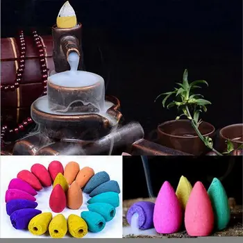 45 PCs Backflow cone Incense Cones tower IncenseMini Ceramic Burner Regulating Emotion Home Office Teahouse Tower
45 PCs Backflow cone Incense Cones tower IncenseMini Ceramic Burner Regulating Emotion Home Office Teahouse Tower