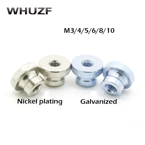3Pcs-20Pcs M3 M4 M5 M6 M8 M10 Galvanized Nickel Plating Knurled Thumb Nut Hand Tighten Nut 3D Printers Parts Curtain Wall HW142
3Pcs-20Pcs M3 M4 M5 M6 M8 M10 Galvanized Nickel Plating Knurled Thumb Nut Hand Tighten Nut 3D Printers Parts Curtain Wall HW142