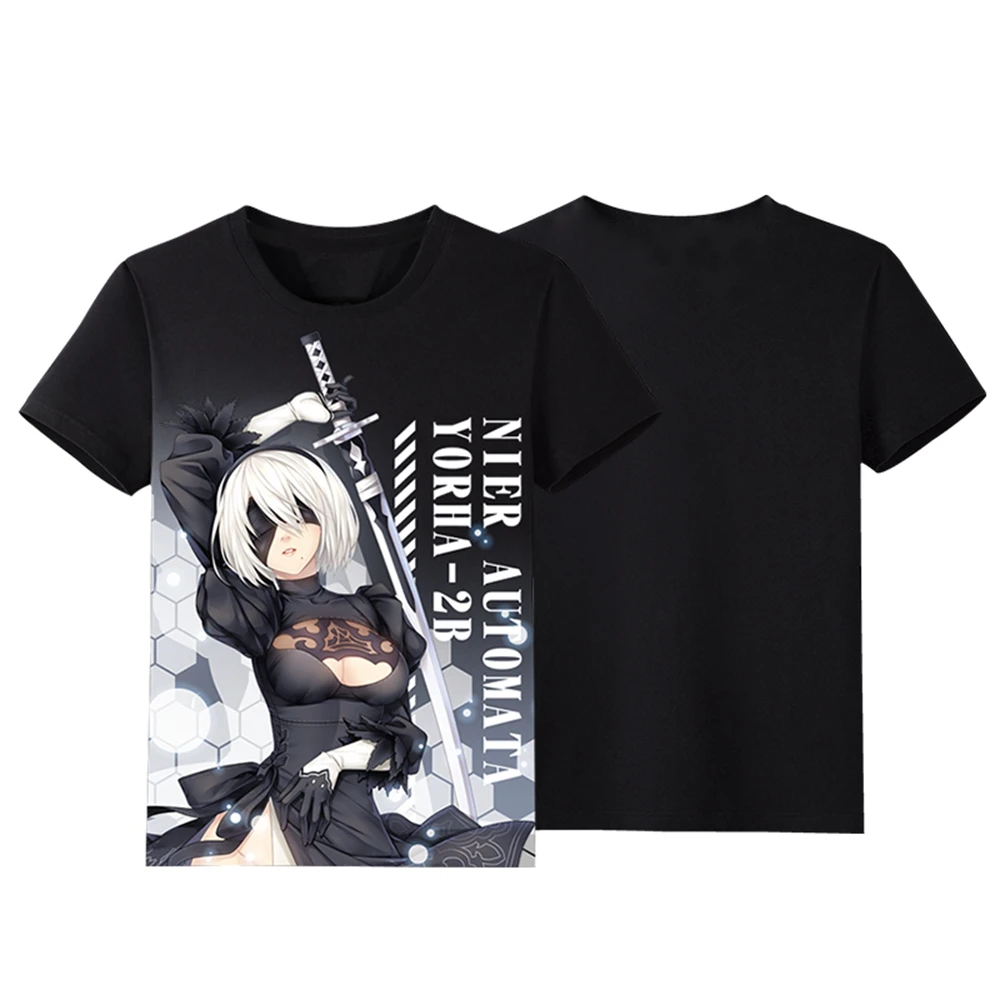 Anime JK Game NieR:Automata YoRHa No.2 Type B 2B Cosplay Shirt Tops Tee T-Shirt Women Men Short Sleeve Unisex t shirt tshirt
Anime JK Game NieR:Automata YoRHa No.2 Type B 2B Cosplay Shirt Tops Tee T-Shirt Women Men Short Sleeve Unisex t shirt tshirt