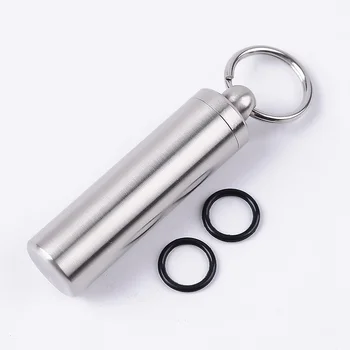 Portable Waterproof Box Stainless Steel Pill Medicine Storage Case Holder Container Capsule First Aid Key Ring Keychain Hot Sell
Portable Waterproof Box Stainless Steel Pill Medicine Storage Case Holder Container Capsule First Aid Key Ring Keychain Hot Sell