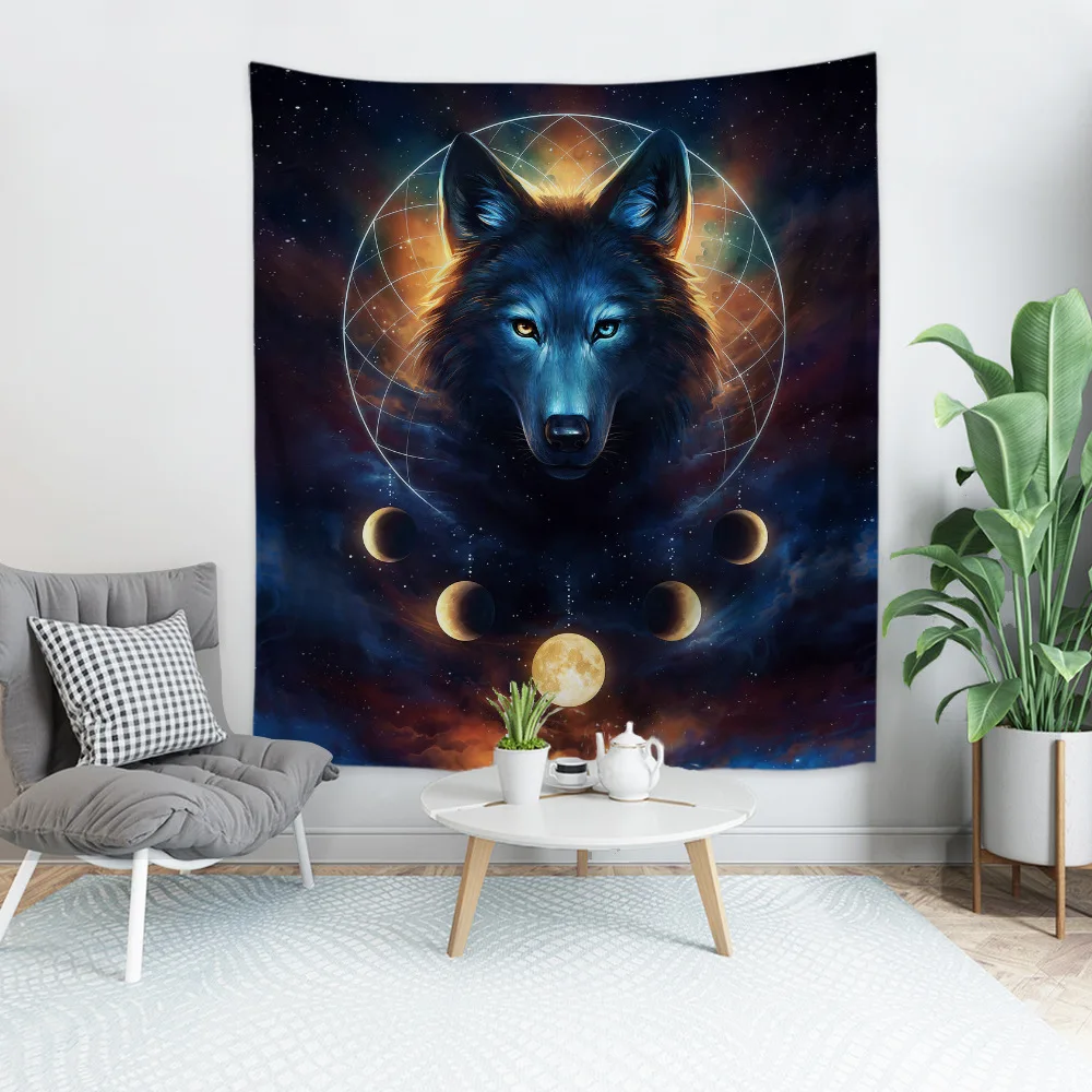 Cilected 3D Wolf Tapestry Wall Hanging Polyester Thin Boho Style Shop Dream Net Printing Tapestry Living Room Bedroom Decoration
Cilected 3D Wolf Tapestry Wall Hanging Polyester Thin Boho Style Shop Dream Net Printing Tapestry Living Room Bedroom Decoration