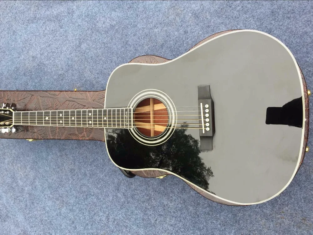 2018 New + Factory + D35 acoustic guitar Johnny cash signature acoustic electric guitar acoustic guitar solid top D35 BK guitar
2018 New + Factory + D35 acoustic guitar Johnny cash signature acoustic electric guitar acoustic guitar solid top D35 BK guitar