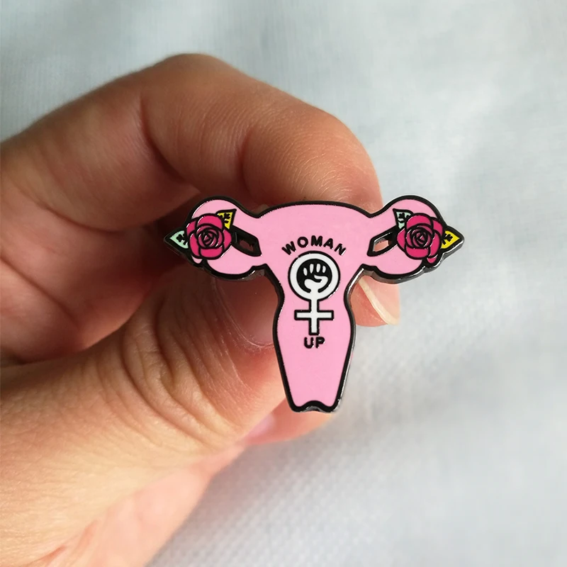 Uterus Enamel Pin Woman Up Feminist Badge Motivational The Future is Female Nasty Persist Political Buttons Feminist Gifts
Uterus Enamel Pin Woman Up Feminist Badge Motivational The Future is Female Nasty Persist Political Buttons Feminist Gifts