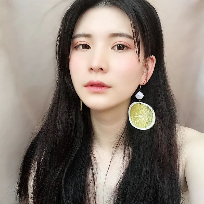 2 Kinds Sweet Orange Shape Lemon Shape Acrylic Dangle Earrings Drop Earrings For Women
2 Kinds Sweet Orange Shape Lemon Shape Acrylic Dangle Earrings Drop Earrings For Women