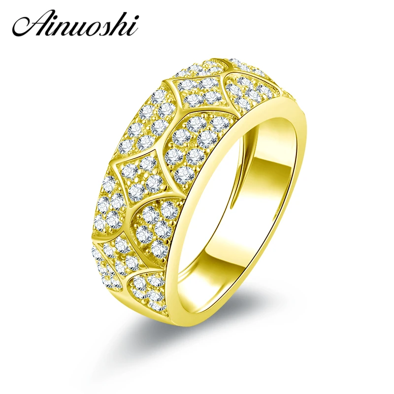 AINUOSHI 10K Solid Yellow Gold Wedding Band Flower pattern Cluster Ring Anniversary Birthday Party Jewelry Gifts for Women Men
AINUOSHI 10K Solid Yellow Gold Wedding Band Flower pattern Cluster Ring Anniversary Birthday Party Jewelry Gifts for Women Men