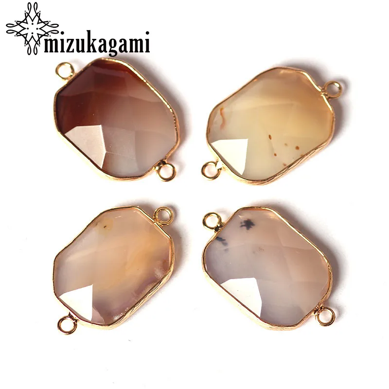 20*33mm 1pcs/lot Natural Stone Charms Pendant Natural Color Double Hole Rectangles Connector For DIY Jewelry Finding Accessories
20*33mm 1pcs/lot Natural Stone Charms Pendant Natural Color Double Hole Rectangles Connector For DIY Jewelry Finding Accessories
