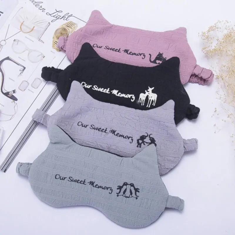 ATOMUS Girl Cat Eye Patch Cotton Eye Covers For Sleeping Black Bed Eye Cover Travel Portable Eye Mask Without Ice Bag
ATOMUS Girl Cat Eye Patch Cotton Eye Covers For Sleeping Black Bed Eye Cover Travel Portable Eye Mask Without Ice Bag