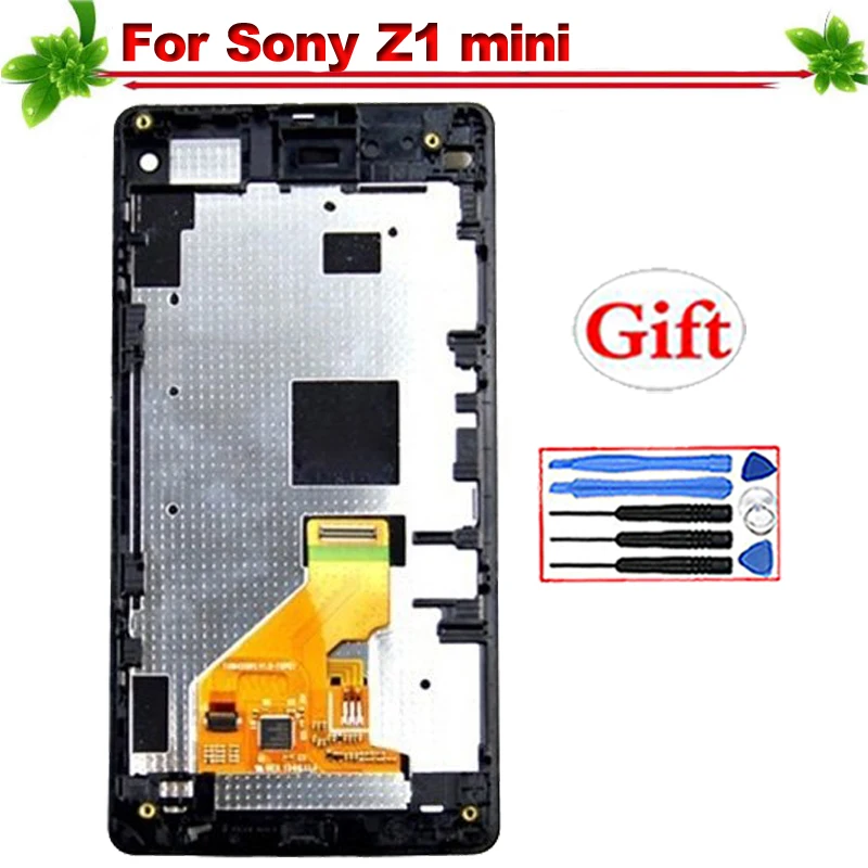 for Sony Xperia Z1 mini D5503 M51W LCD Display Touch Screen Digitizer Assembly Replacement for Sony Z1 Mini Lcd With Frame
for Sony Xperia Z1 mini D5503 M51W LCD Display Touch Screen Digitizer Assembly Replacement for Sony Z1 Mini Lcd With Frame