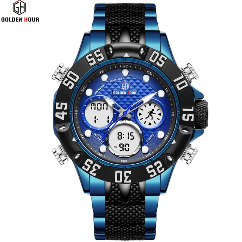 New Watch Men Luxury Brand Fashion Chronograph Men Sport Watch High Quality Steel Strap Quartz Wristwatch Relogio Masculino 
New Watch Men Luxury Brand Fashion Chronograph Men Sport Watch High Quality Steel Strap Quartz Wristwatch Relogio Masculino