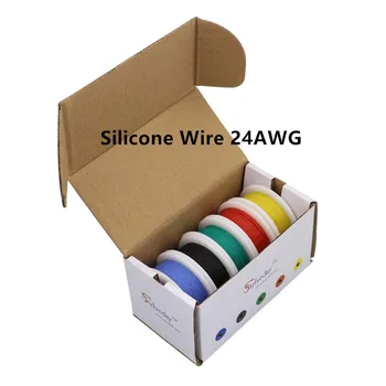 30 meters per box 98 feet 24AWG flexible silicone line 10 color line electronic line cable home improvement conversion line DIY
30 meters per box 98 feet 24AWG flexible silicone line 10 color line electronic line cable home improvement conversion line DIY