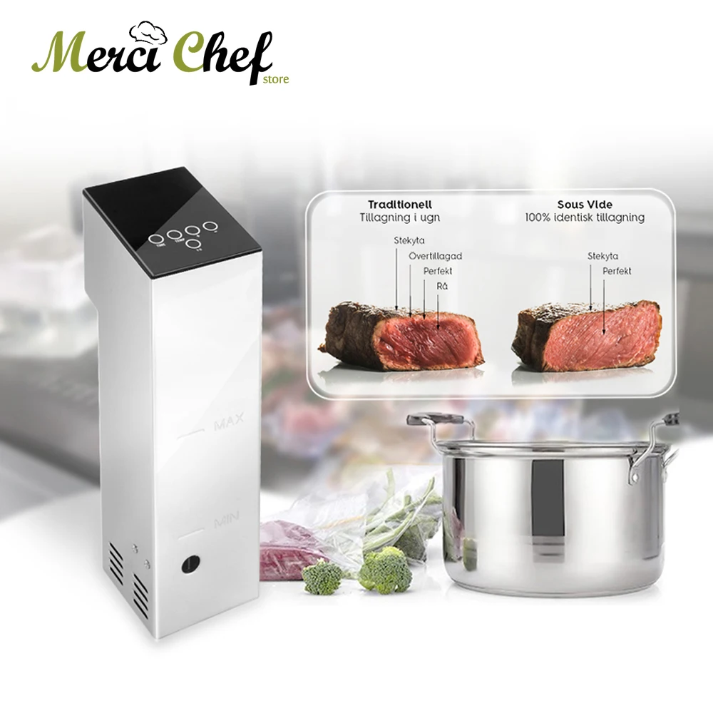 

ITOP 2 PCS Low temperature Cooking Machine Sous Vide Circulator Thermal Immersion time Temp Control Steak Slow Cooker