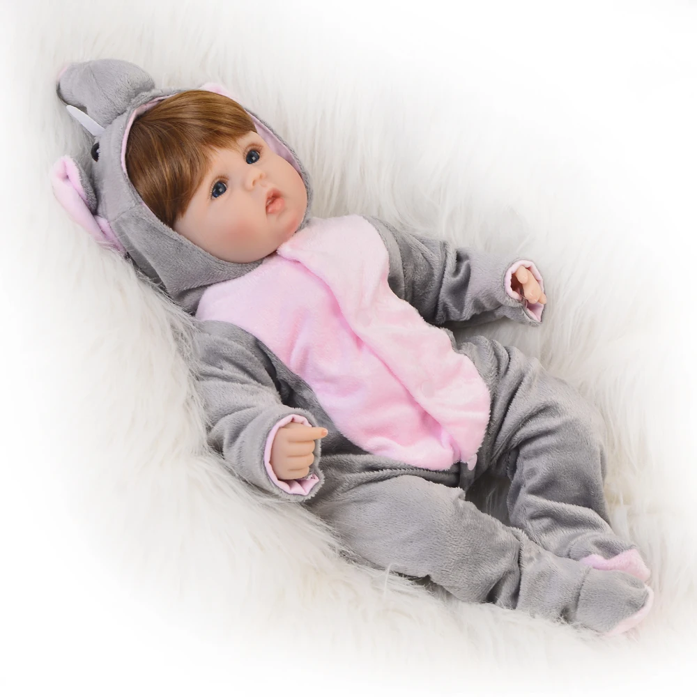 Cosplay-Elephant-Reborn-baby-Dolls-DIY-Toys-16-inch-Realistic-Silicone-Babies-Doll-Touch-Soft-Cartoon