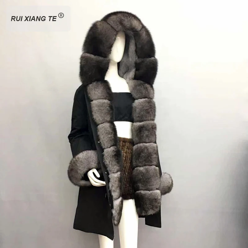 RuiXiangTe brand trendy real fur for women natural fox fur PARKA with hood linner rex rabbit fur with cuffs long winter coat
RuiXiangTe brand trendy real fur for women natural fox fur PARKA with hood linner rex rabbit fur with cuffs long winter coat