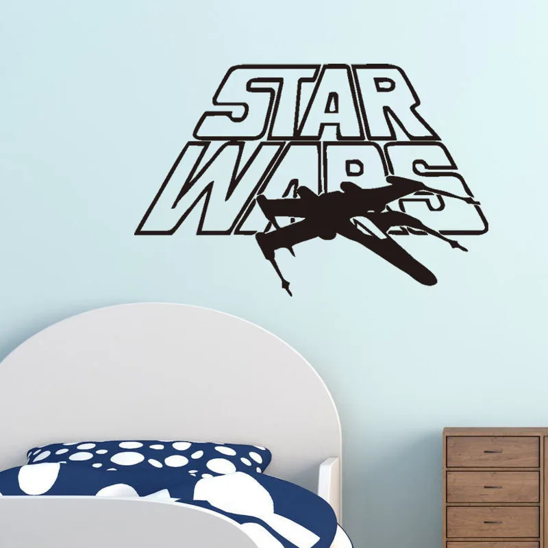 Free Shipping diy Star Wars Quotes Vinyl Wall Sticker Living Room Art Decals X-wing Wallpaper Home Decor For Kids room mural
Free Shipping diy Star Wars Quotes Vinyl Wall Sticker Living Room Art Decals X-wing Wallpaper Home Decor For Kids room mural